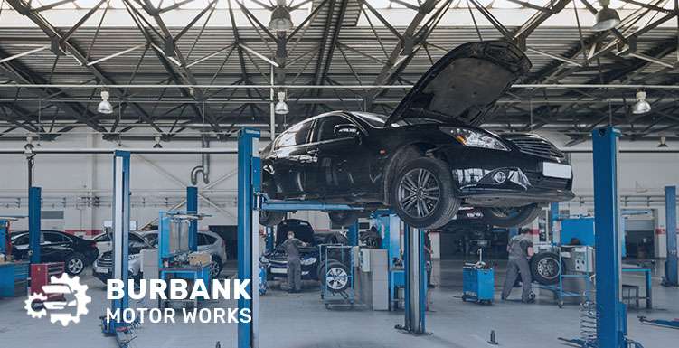 car maintenance work at Burbank Motor Works