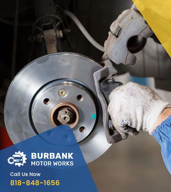 Inspecting Audi Brake Components